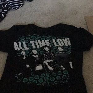 All time Low shirt from hot topic.